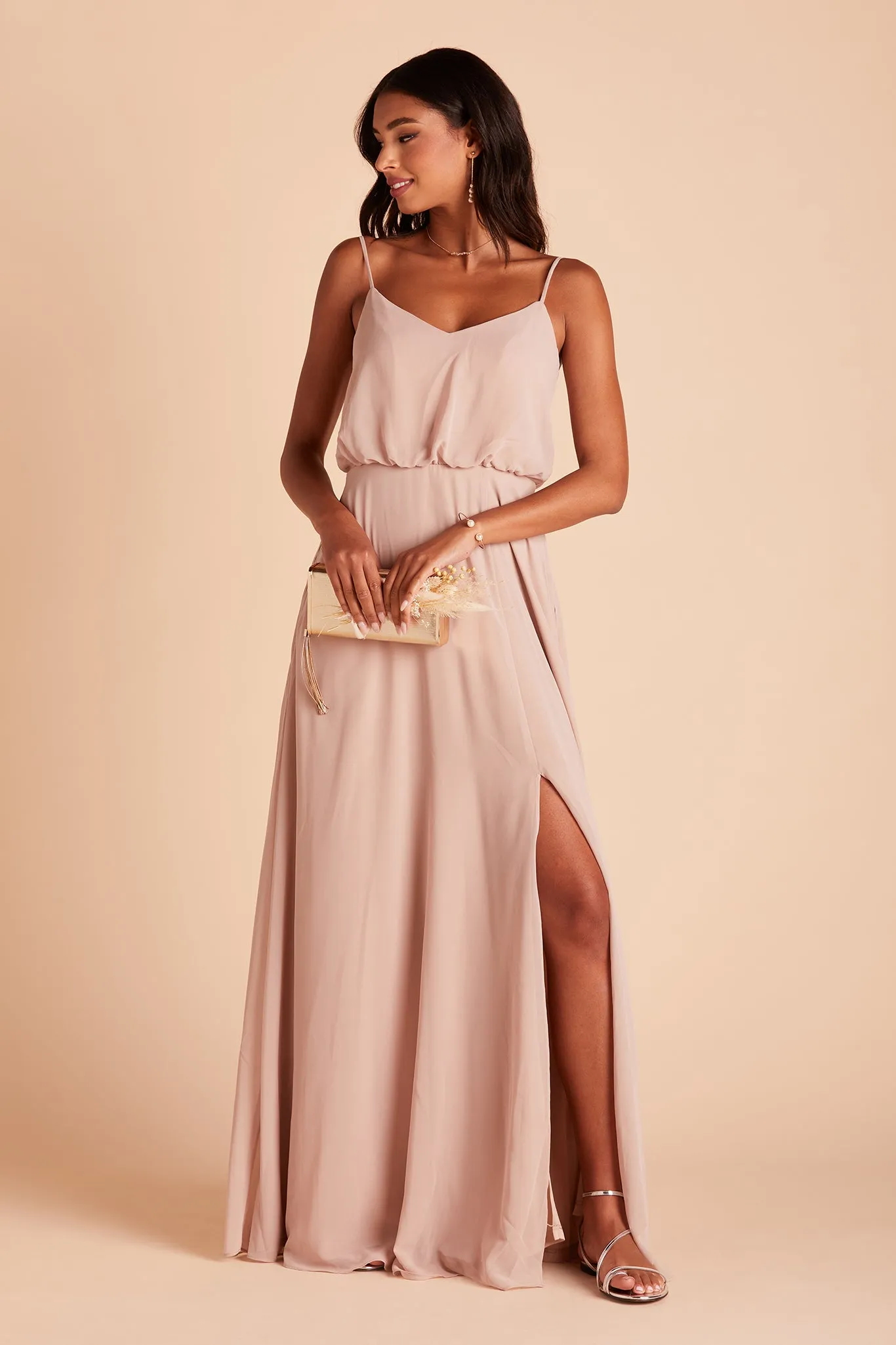 Gwennie Dress - Taupe sold by Birdy Grey product image thumbnail 3