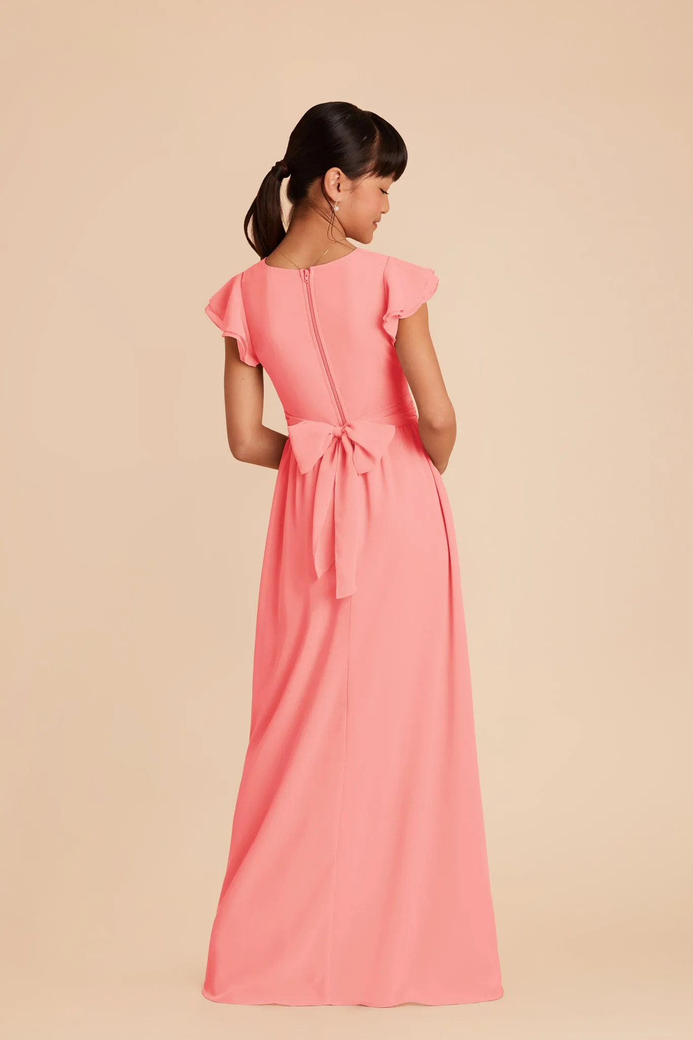 Celine Junior Dress - Coral Pink sold by Birdy Grey product image thumbnail 4