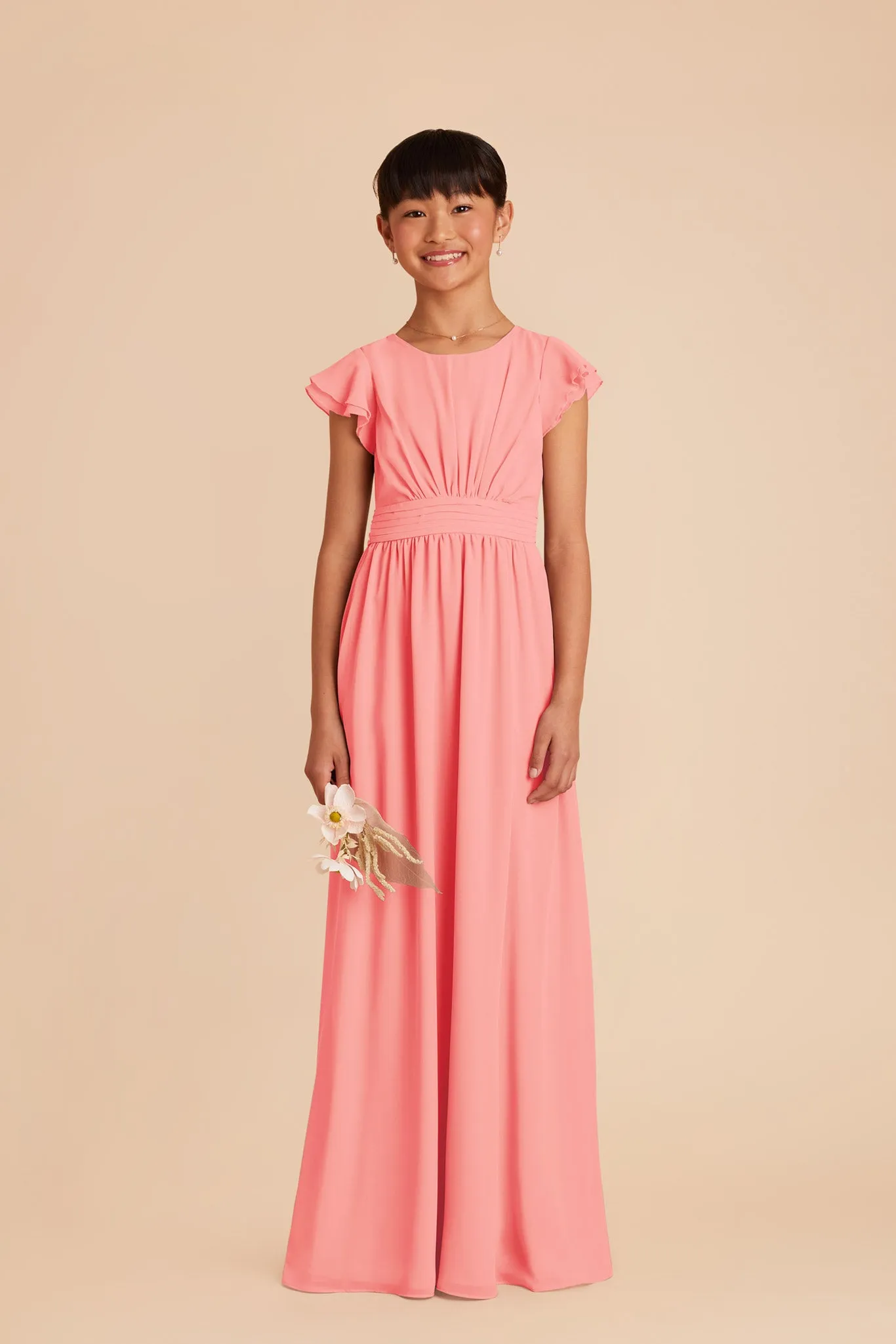 Celine Junior Dress - Coral Pink sold by Birdy Grey product image thumbnail 2