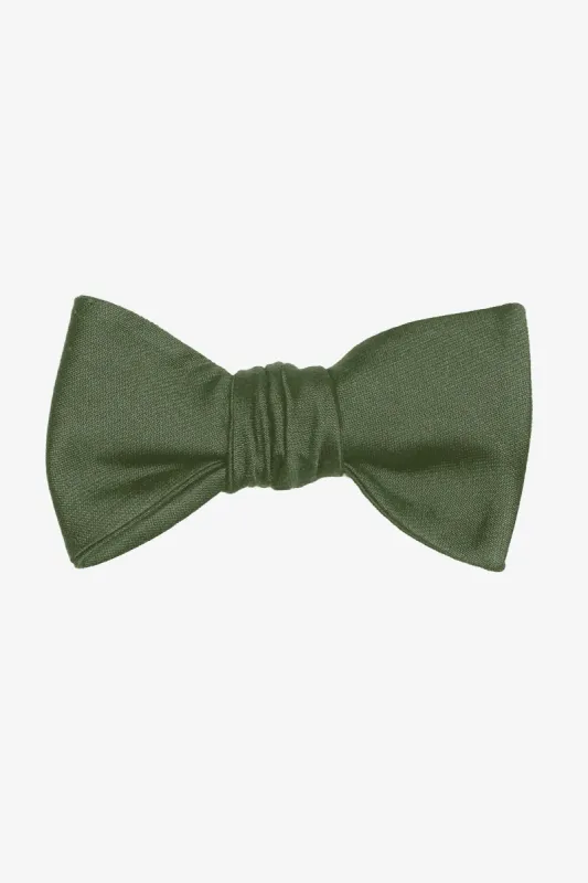 Daniel Bow Tie - Olive sold by Birdy Grey