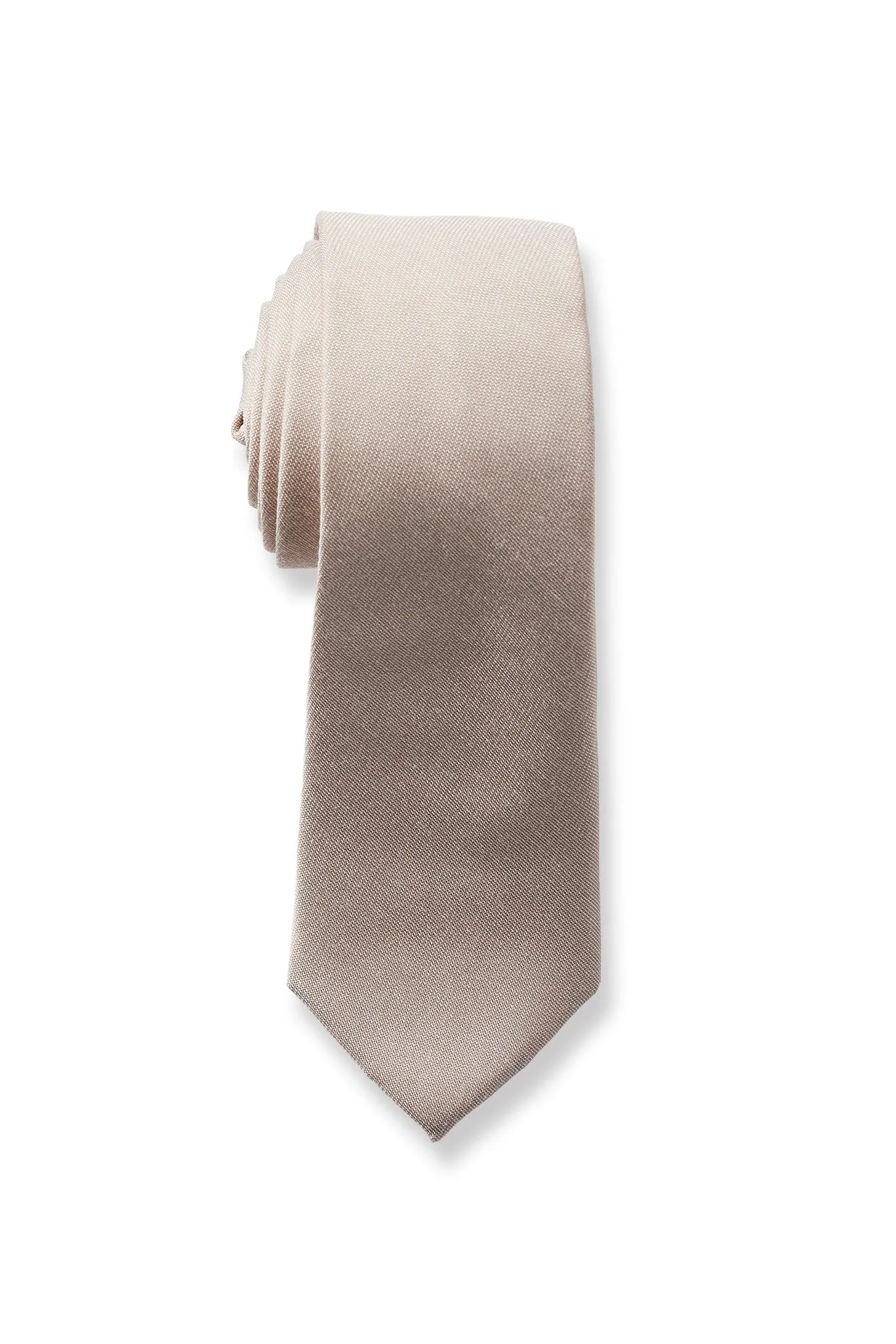 Simon Necktie - Taupe sold by Birdy Grey