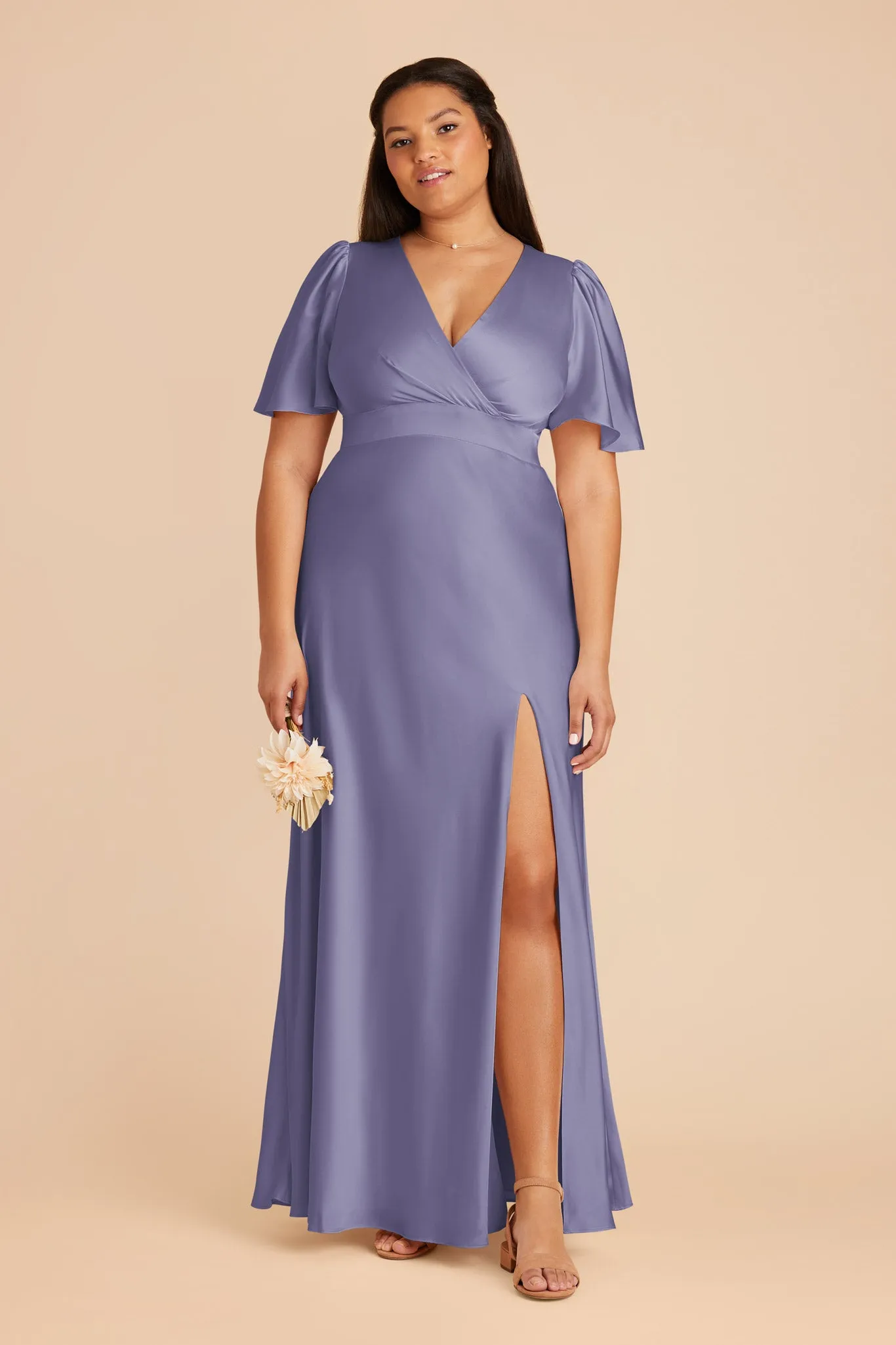 Marni Matte Satin Dress - Wisteria sold by Birdy Grey product image thumbnail 2