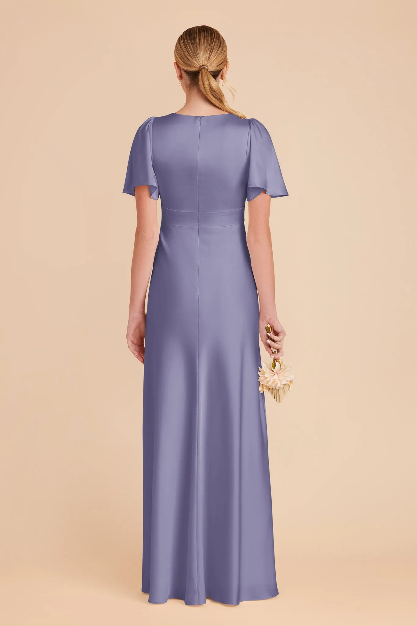 Marni Matte Satin Dress - Wisteria sold by Birdy Grey product image thumbnail 5