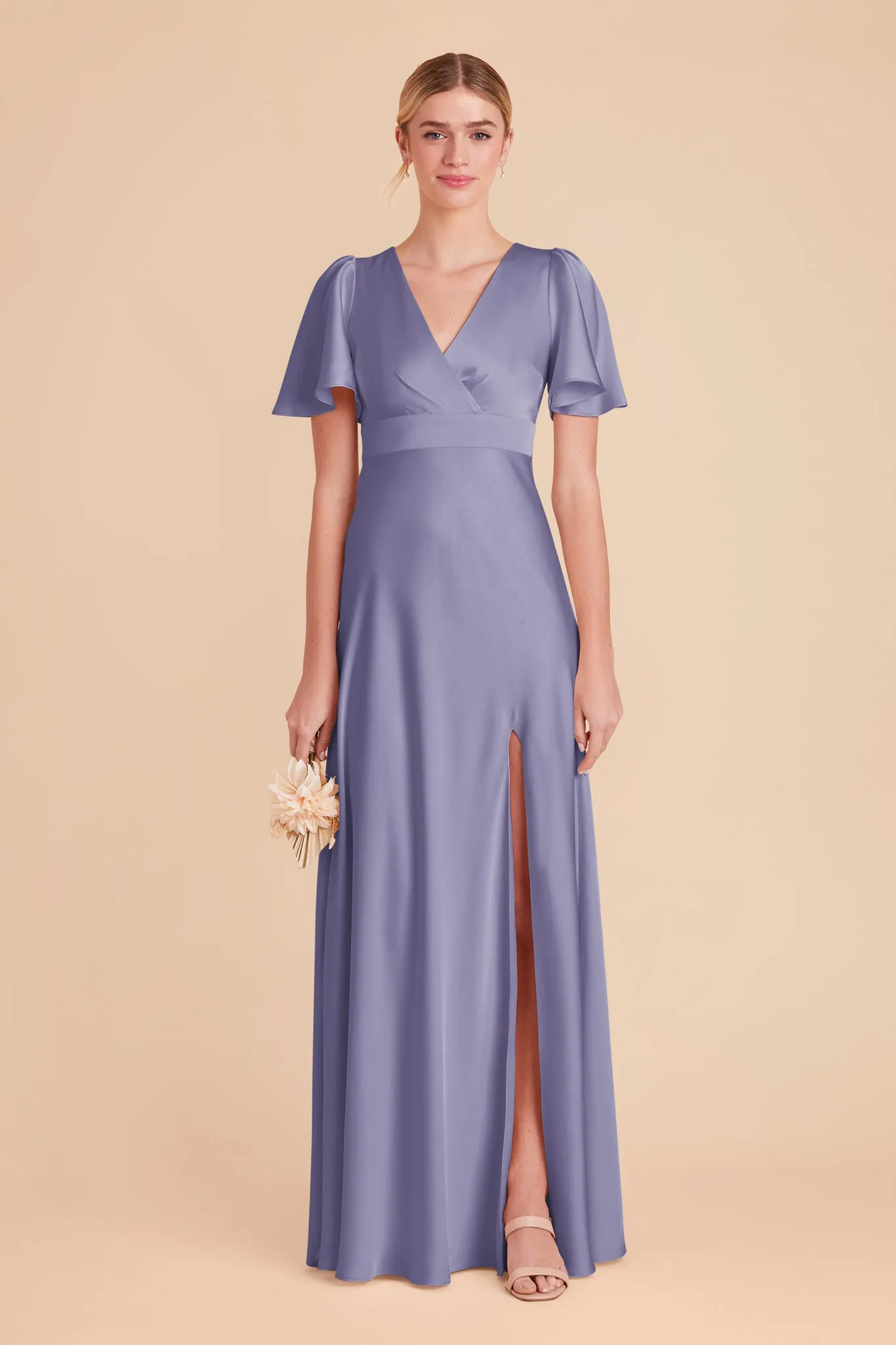 Marni Matte Satin Dress - Wisteria sold by Birdy Grey product image thumbnail 3