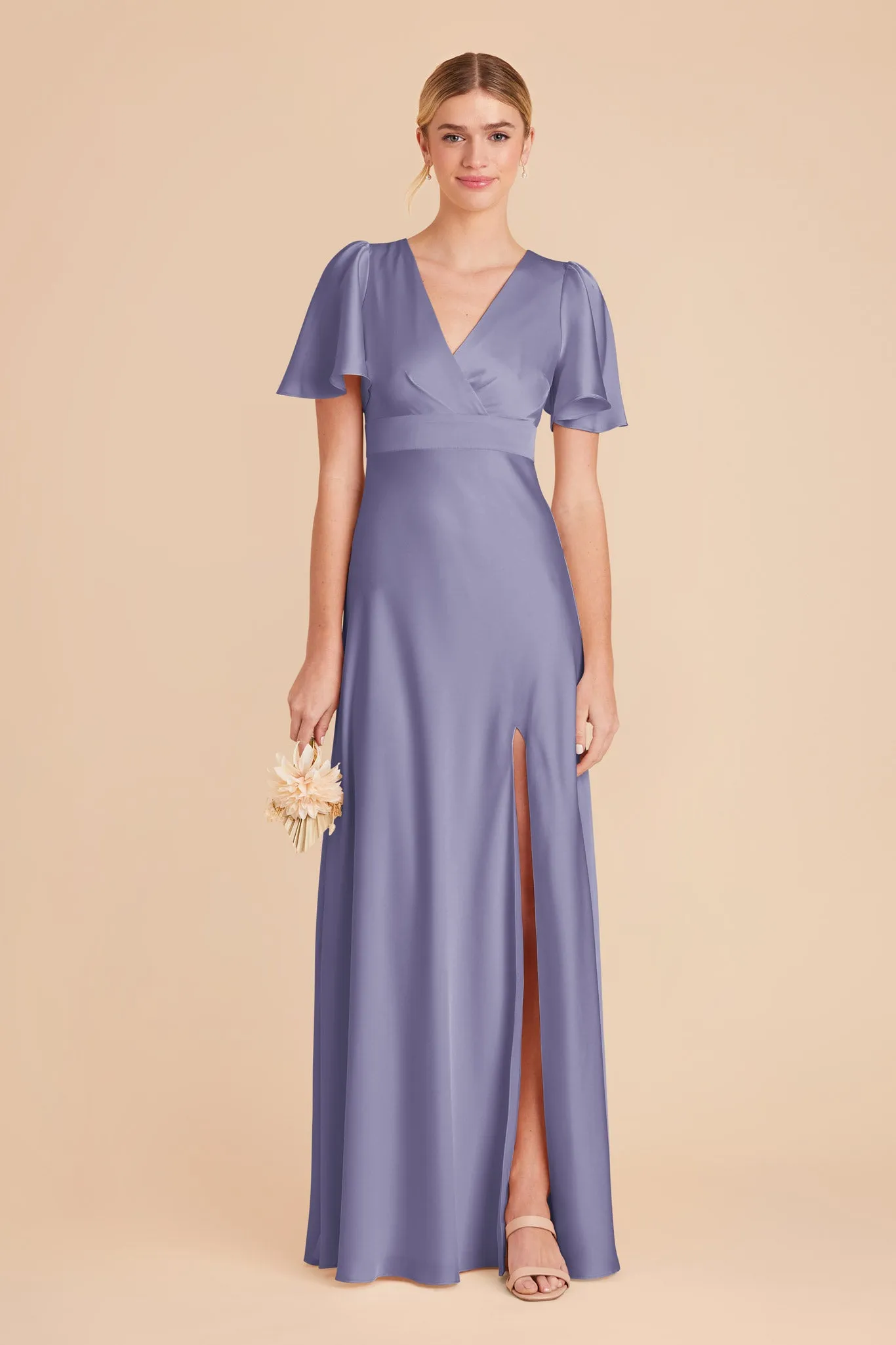 Marni Matte Satin Dress - Wisteria sold by Birdy Grey