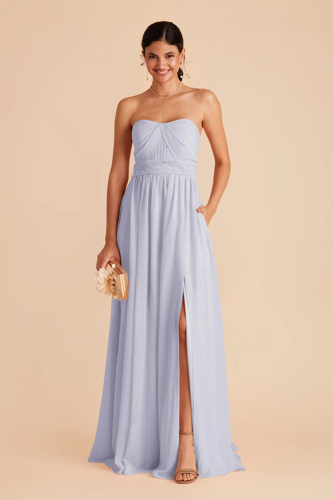 Grace Convertible Dress - Periwinkle Blue sold by Birdy Grey product image thumbnail 5