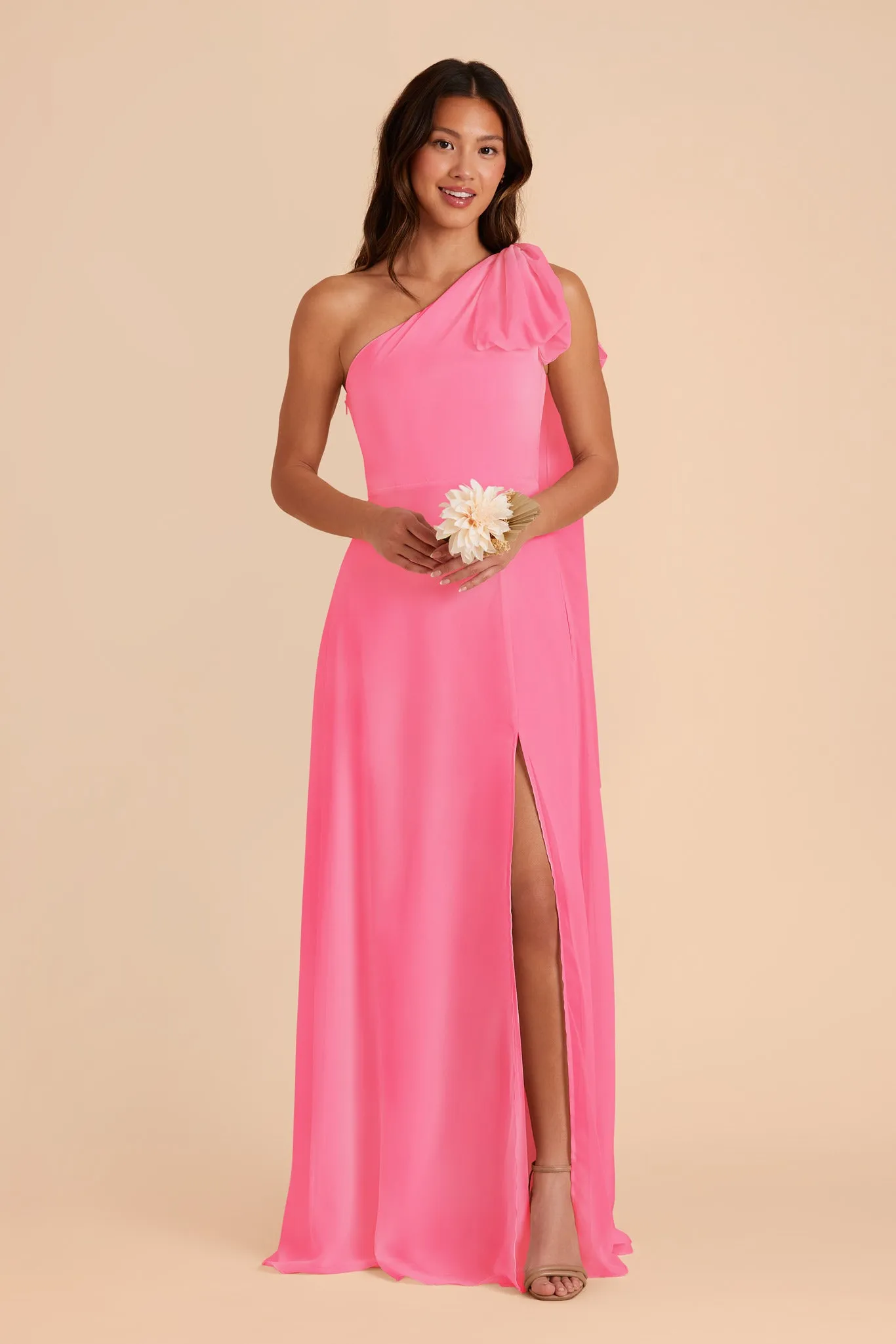 Melissa Chiffon Dress - Bon Bon Pink sold by Birdy Grey product image thumbnail 5