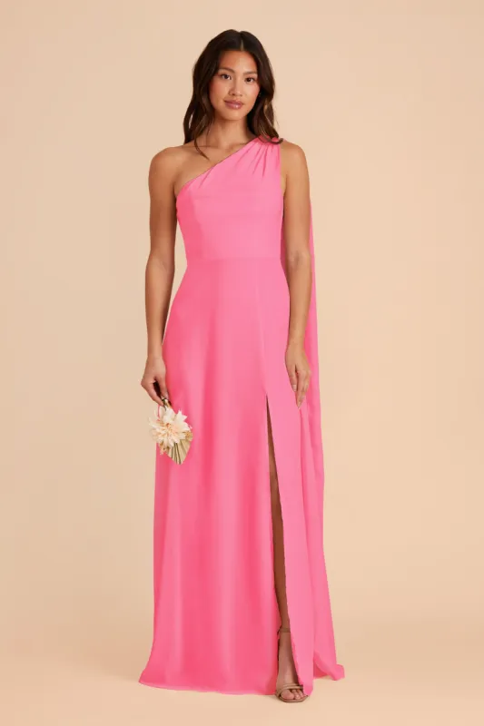 Melissa Chiffon Dress - Bon Bon Pink sold by Birdy Grey