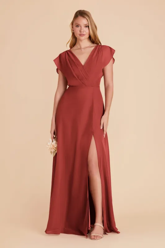 Violet Chiffon Dress - Spice sold by Birdy Grey
