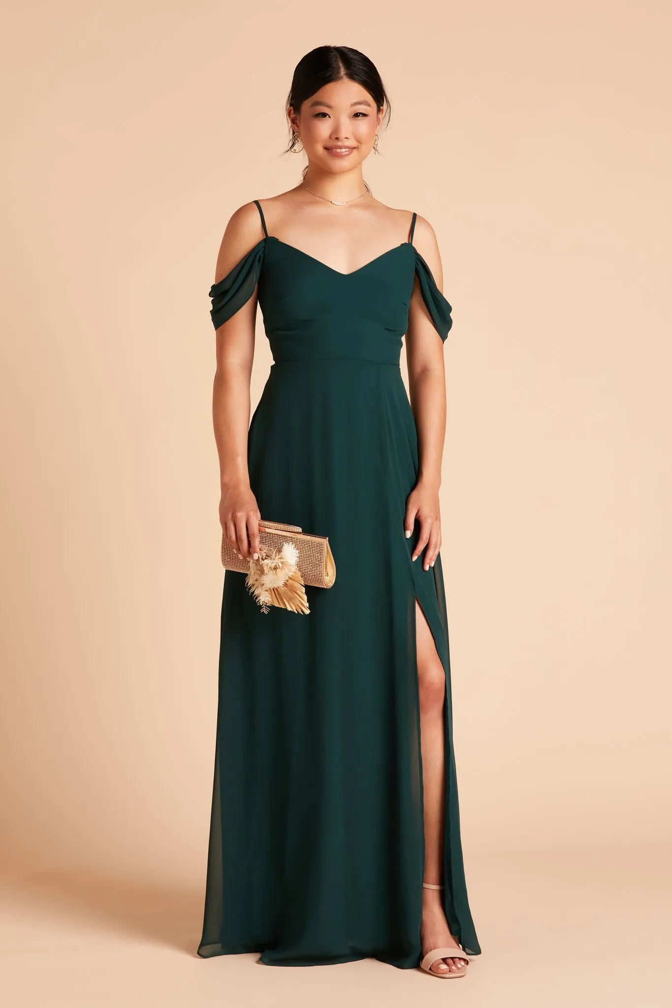 Devin Convertible Dress - Emerald sold by Birdy Grey