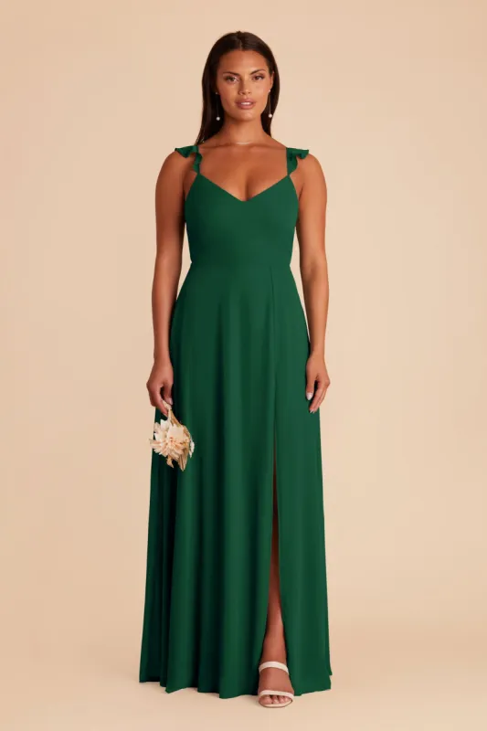 Doris Chiffon Dress - Forest Green sold by Birdy Grey