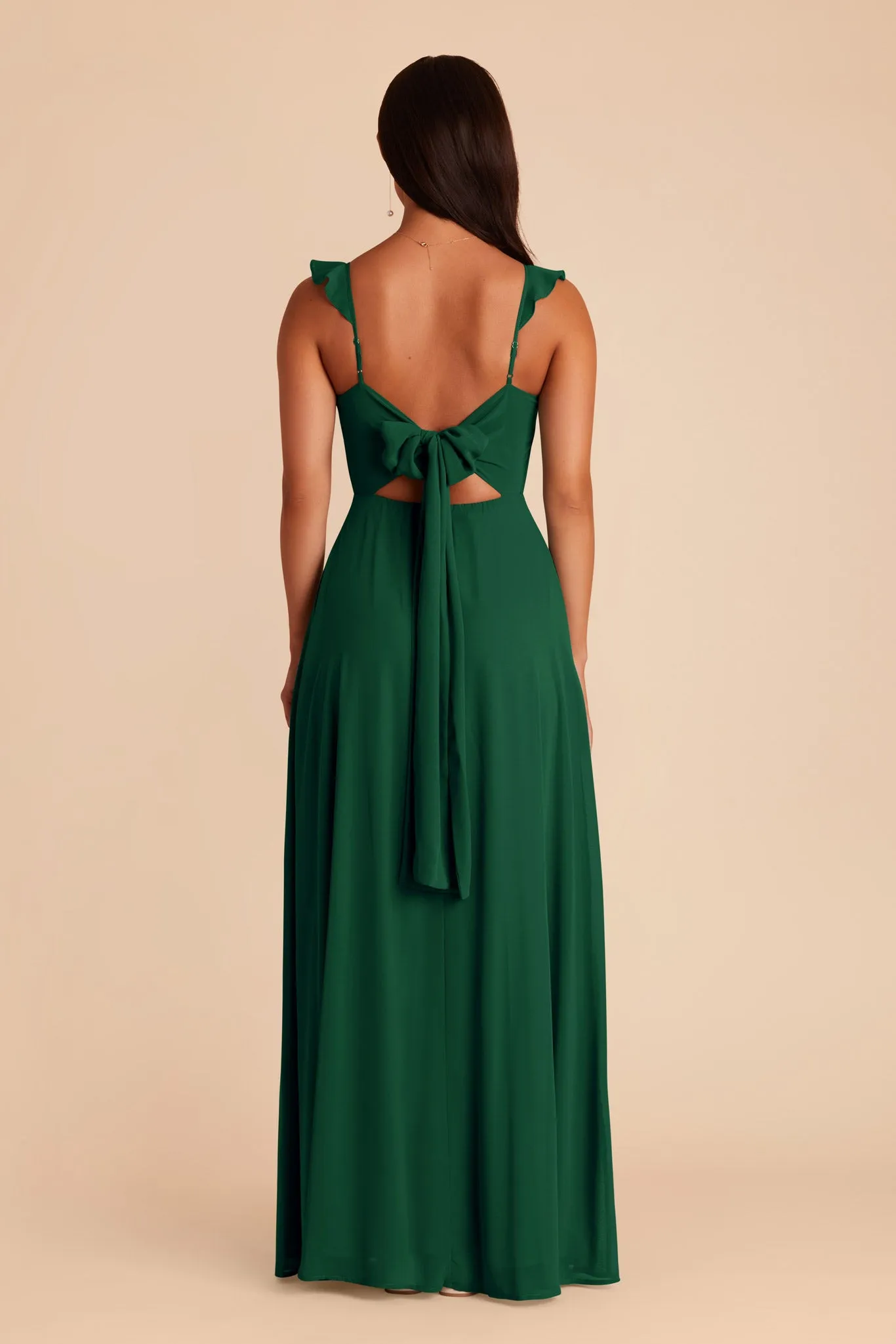 Doris Chiffon Dress - Forest Green sold by Birdy Grey product image thumbnail 5