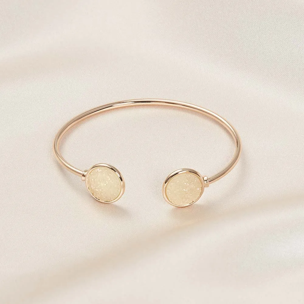Stevie Bangle Bracelet - Champagne sold by Birdy Grey product image thumbnail 3
