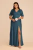 Marni Matte Satin Dress - Dark Teal sold by Birdy Grey