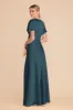 Marni Matte Satin Dress - Dark Teal sold by Birdy Grey