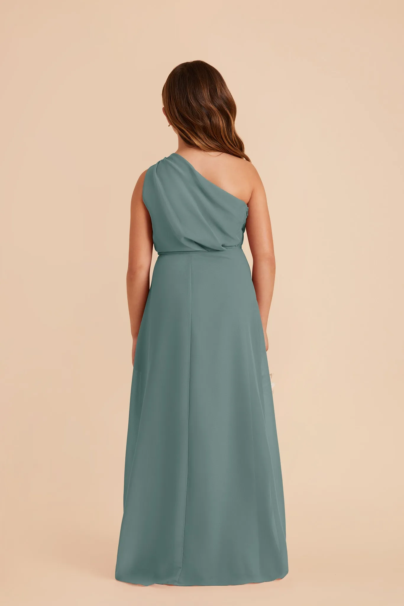 Kiara Junior Chiffon Dress - Sea Glass sold by Birdy Grey product image thumbnail 4