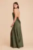 Stephanie Matte Satin Dress - Olive sold by Birdy Grey