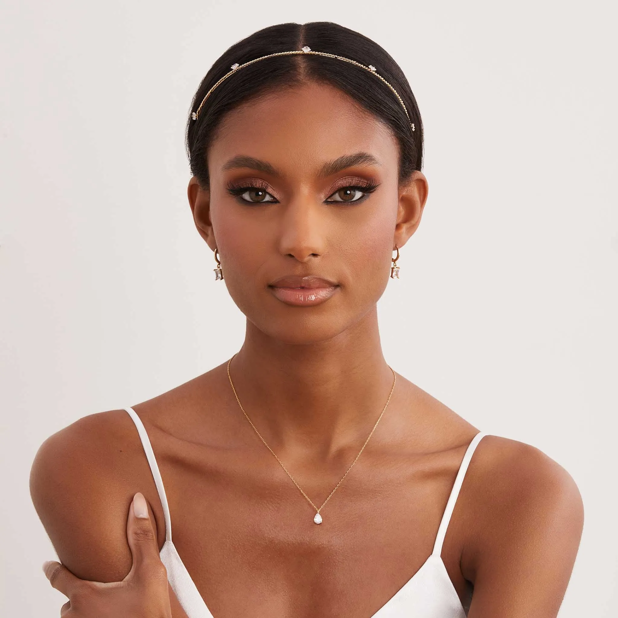 Colmar Crystal Headband - Gold sold by Birdy Grey product image thumbnail 2