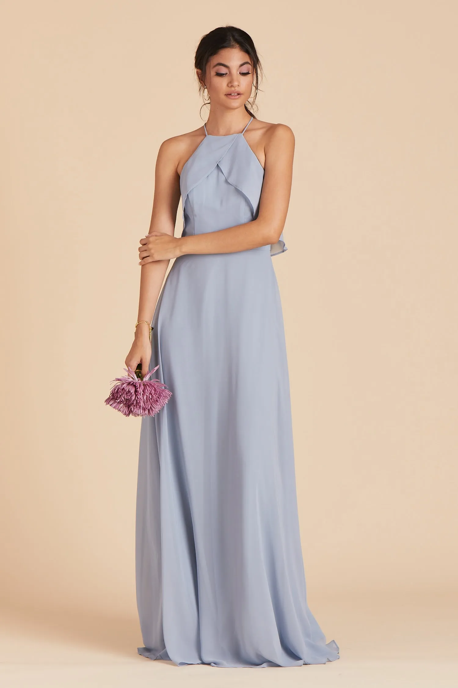 Jules Dress - Dusty Blue sold by Birdy Grey