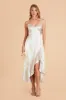 YC Shiny Satin Midi Dress - White sold by Birdy Grey