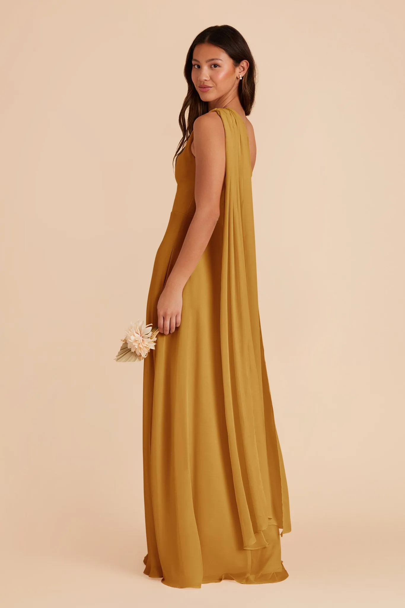 Melissa Chiffon Dress - Marigold sold by Birdy Grey product image thumbnail 4