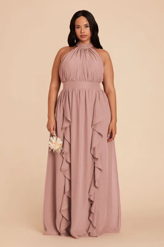 Joyce Chiffon Dress - English Rose sold by Birdy Grey