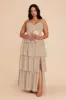 Lola Chiffon Dress - Almond sold by Birdy Grey