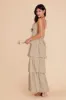 Lola Chiffon Dress - Almond sold by Birdy Grey