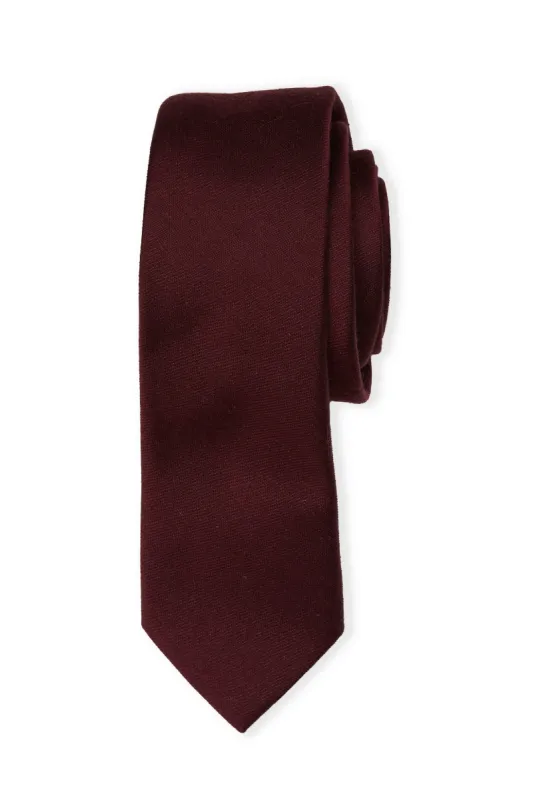 Simon Necktie - Cabernet sold by Birdy Grey