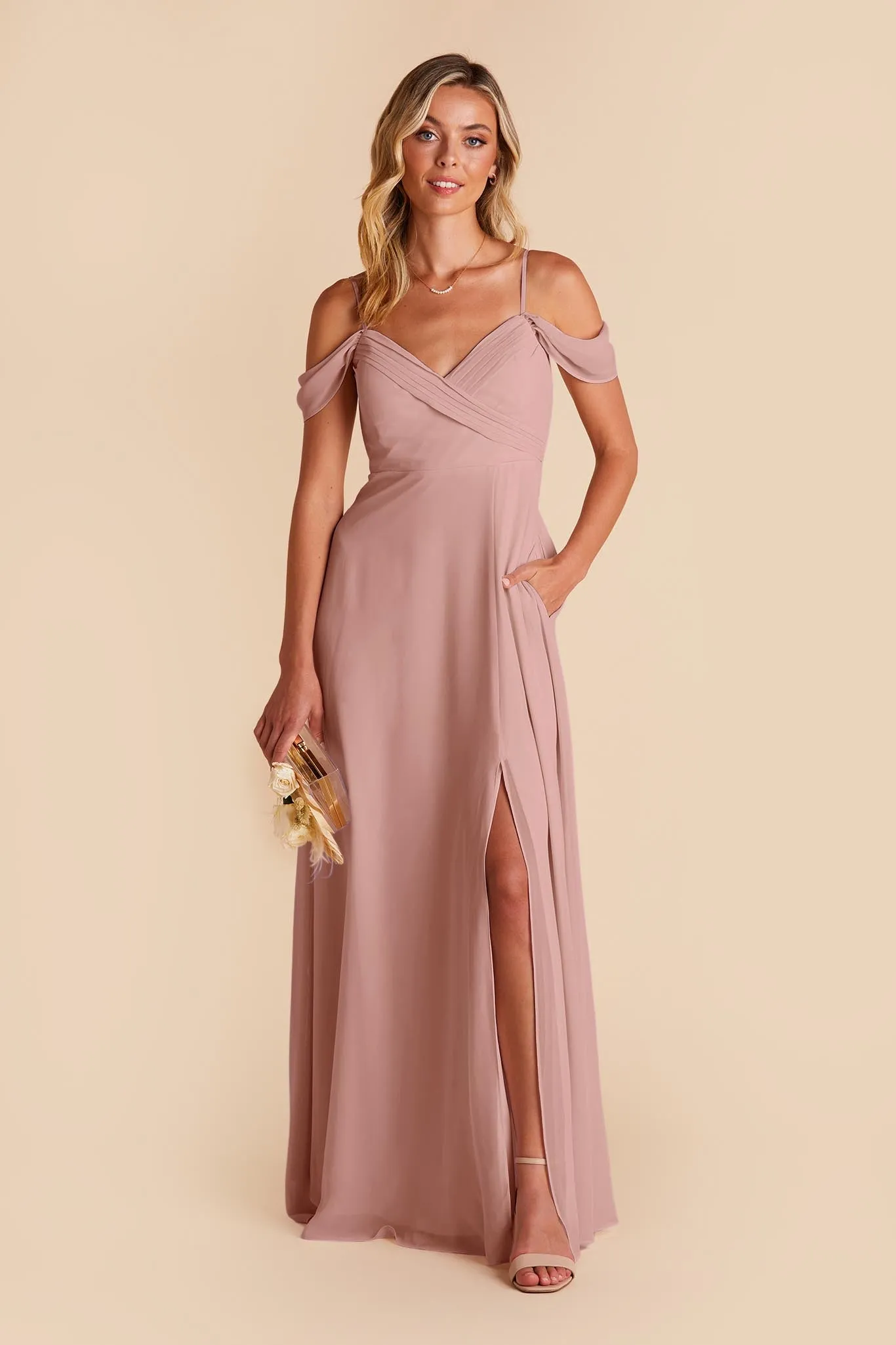 Spence Convertible Dress - English Rose sold by Birdy Grey product image thumbnail 3