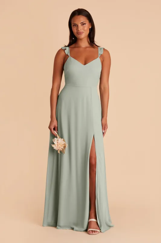 Doris Chiffon Dress - Sage sold by Birdy Grey