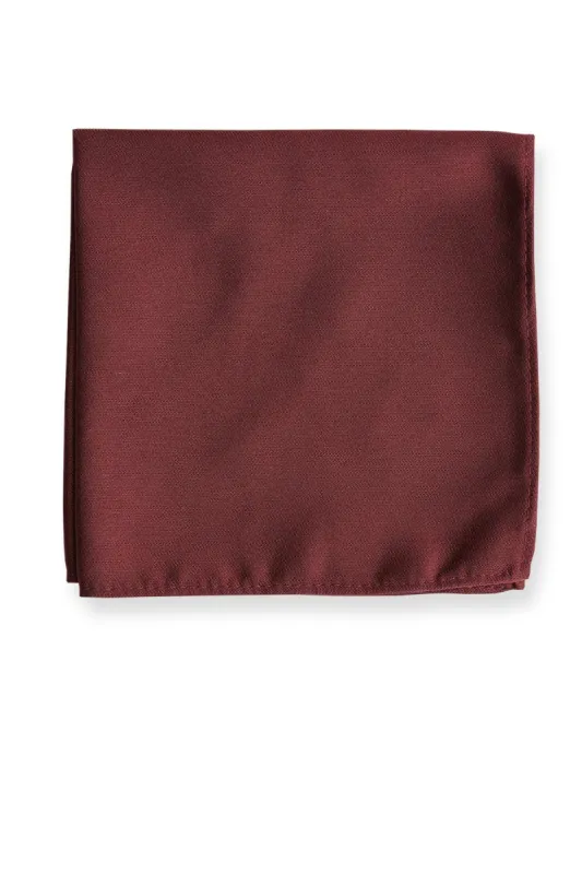 Didi Pocket Square - Rosewood sold by Birdy Grey