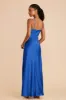 Lisa Long Matte Satin Dress - Cobalt Blue sold by Birdy Grey