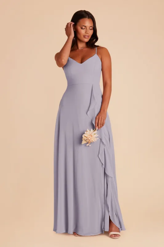 Theresa Chiffon Dress - Dusty Lilac sold by Birdy Grey
