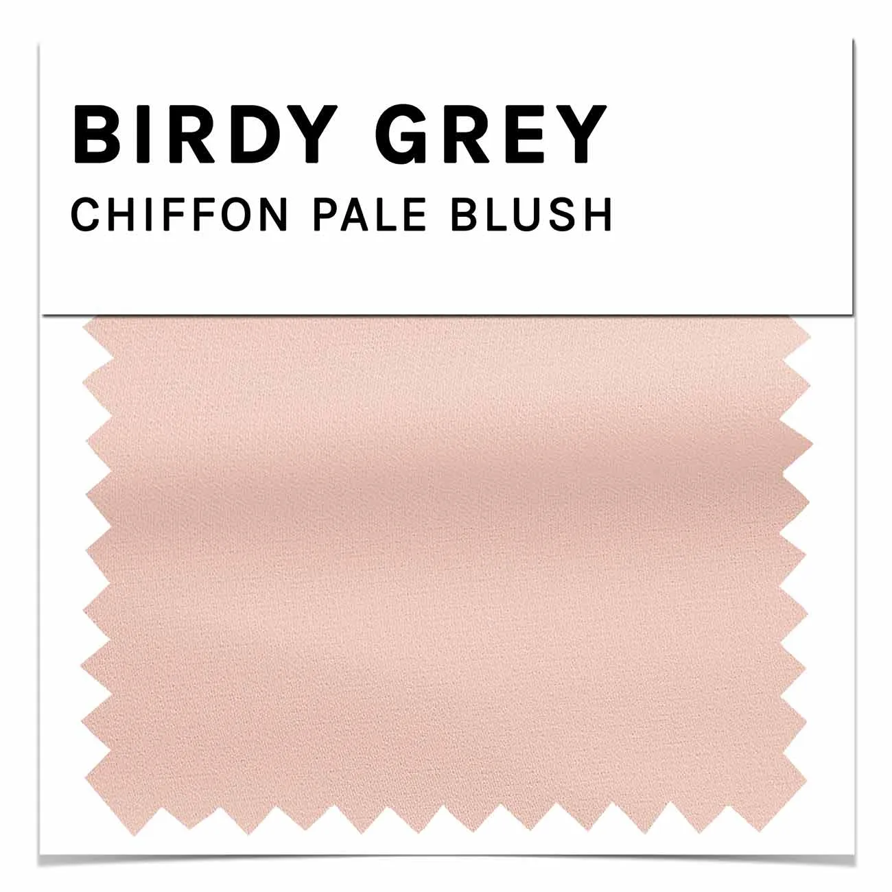 Swatch - Chiffon in Pale Blush sold by Birdy Grey