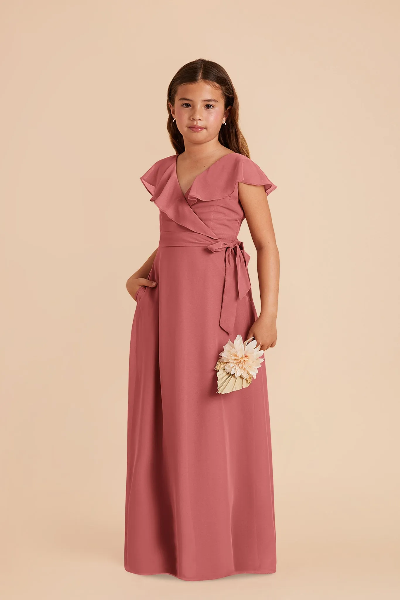 Jax Junior Chiffon Dress - Mulberry sold by Birdy Grey product image thumbnail 3