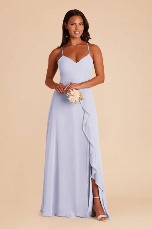 Theresa Chiffon Dress - Periwinkle Blue sold by Birdy Grey