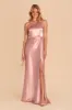 Kira Shiny Satin Dress - English Rose sold by Birdy Grey