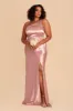 Kira Shiny Satin Dress - English Rose sold by Birdy Grey
