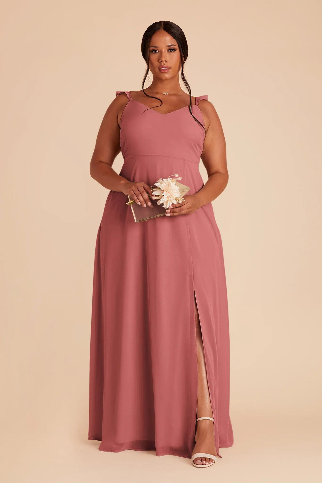 Doris Chiffon Dress - Mulberry sold by Birdy Grey product image thumbnail 5