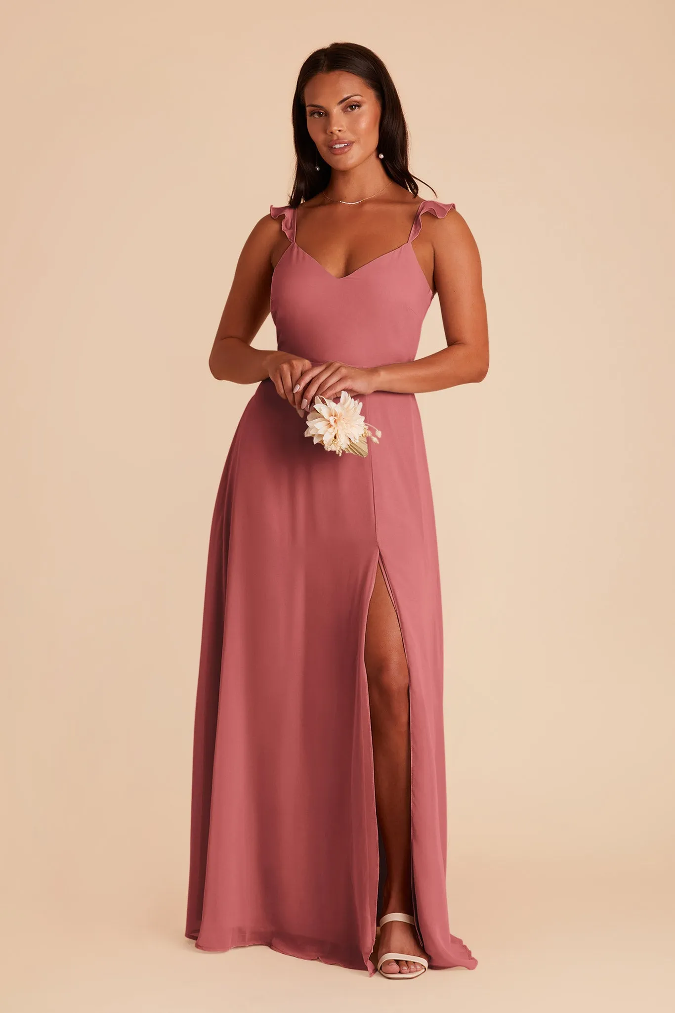 Doris Chiffon Dress - Mulberry sold by Birdy Grey product image thumbnail 3