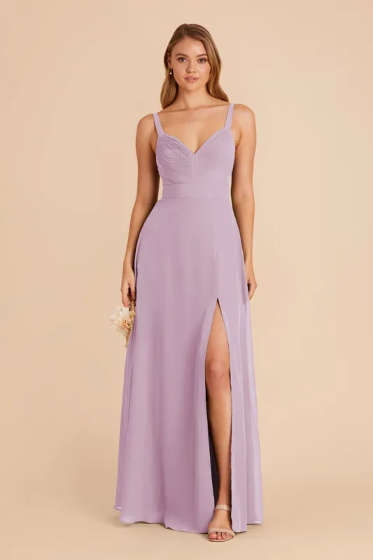 Deborah Chiffon Dress - Lavender sold by Birdy Grey