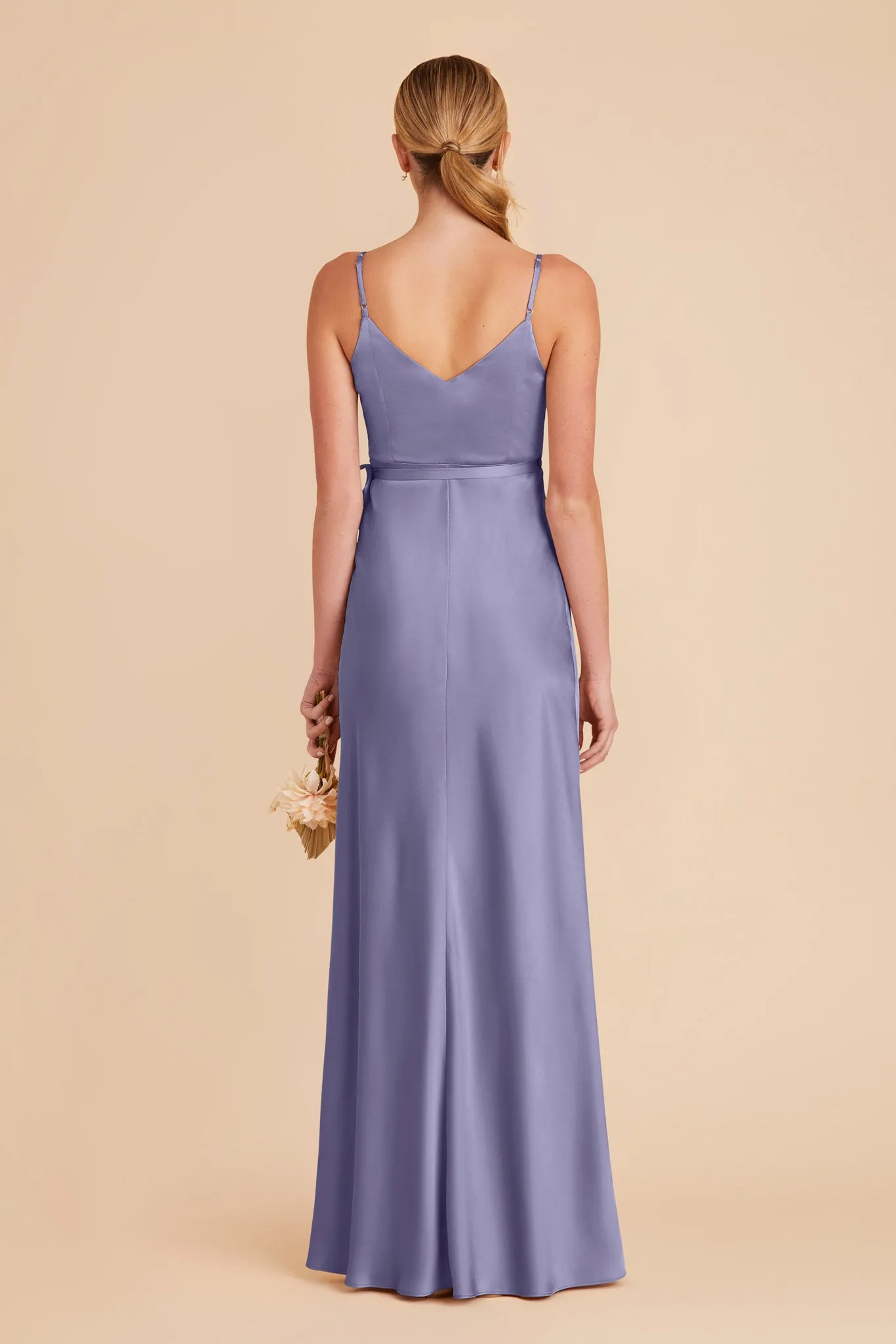 Cindy Matte Satin Dress - Wisteria sold by Birdy Grey product image thumbnail 5