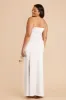 Jennifer Matte Satin Dress - White sold by Birdy Grey