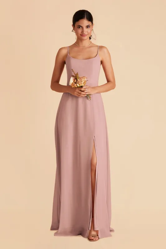 Amy Chiffon Dress - English Rose sold by Birdy Grey