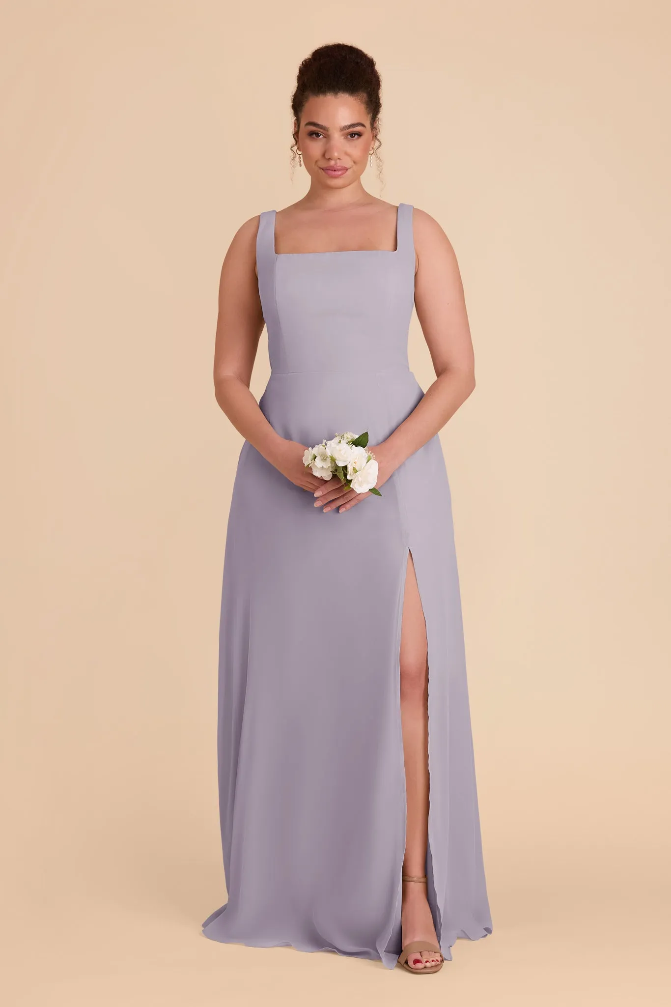 Alex Convertible Dress Chiffon - Dusty Lilac sold by Birdy Grey product image thumbnail 2