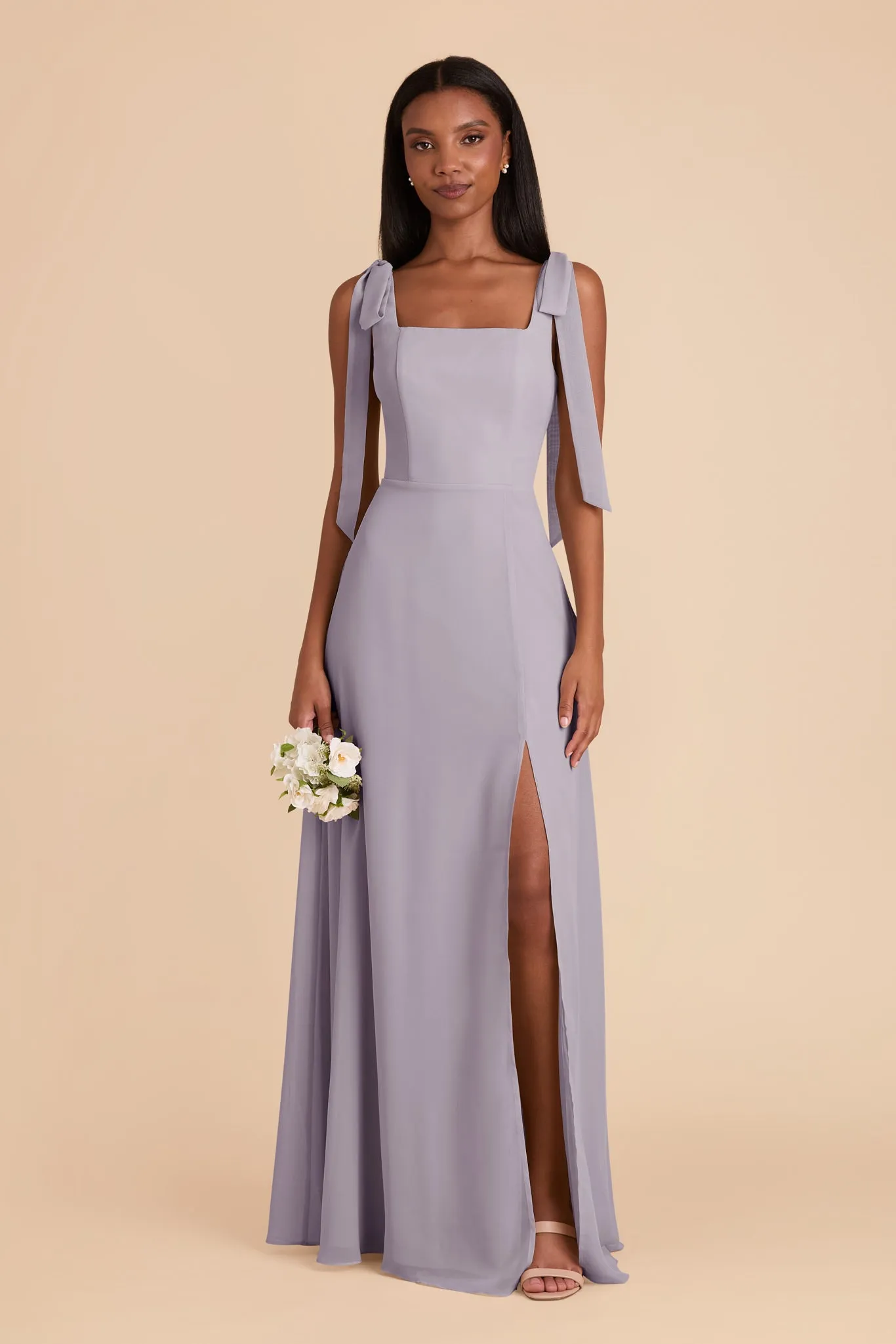 Alex Convertible Dress Chiffon - Dusty Lilac sold by Birdy Grey product image thumbnail 3