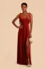 Alex Velvet Dress - Burnt Orange sold by Birdy Grey
