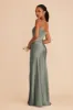 Jay Matte Satin Dress - Sea Glass sold by Birdy Grey