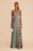 Jay Matte Satin Dress - Sea Glass sold by Birdy Grey